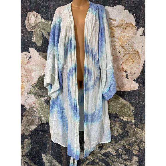 New Jen's Pirate Booty Tie Dye Nyjah Kimono Size M/L - Picture 5 of 8